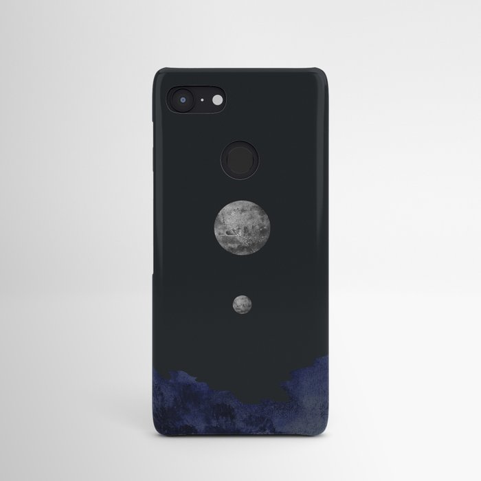 Abstract composition the moon is reflected in the sky Android Case