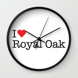 I Heart Royal Oak, MI Wall Clock