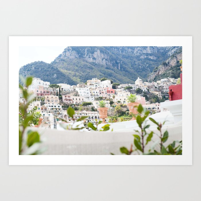 Positano Beauty #1 #travel #wall #art #society6 Art Print