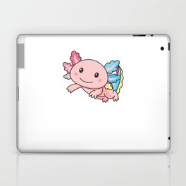 Genderflux Flag June Pride Lgbtq Axolotl Laptop Skin