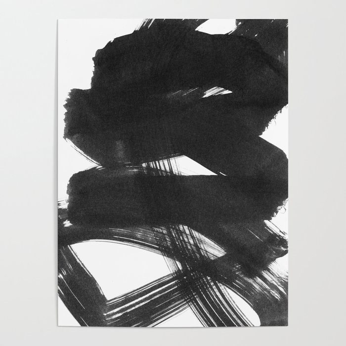 b+w strokes 2 Poster