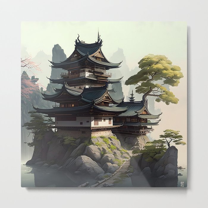 Castle on the Hill Metal Print