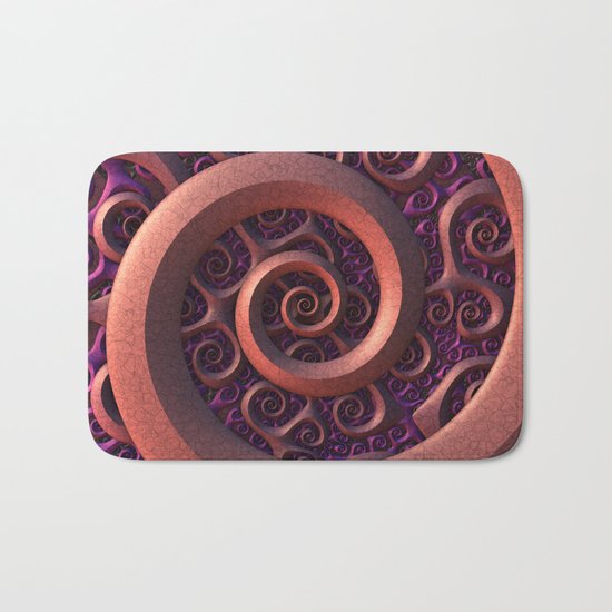 Spiral Mania Bath Mat