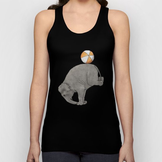 Circus Elephant Unisex Tank Top