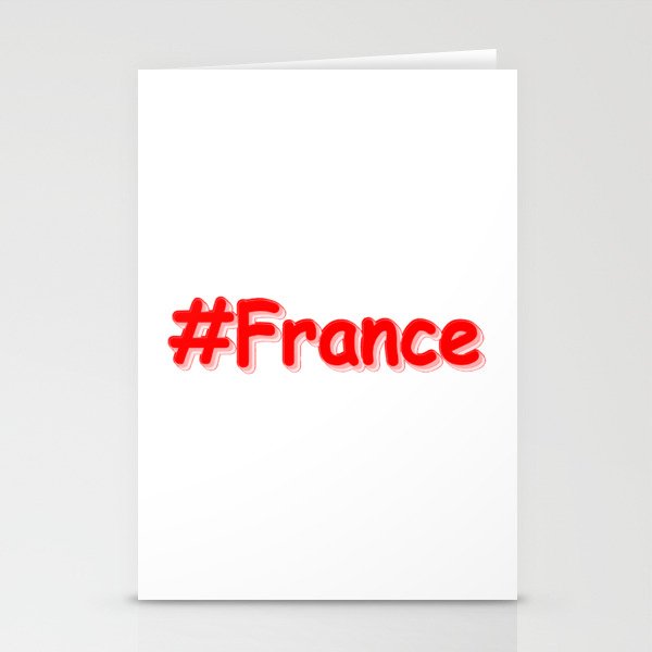 "#France" Cute Design. Buy Now Stationery Cards
