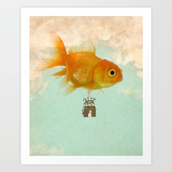 balloon fish 03 Art Print
