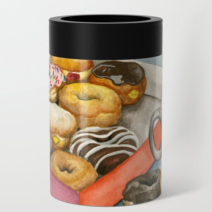 Donuts & Hot Chocolate Can Cooler