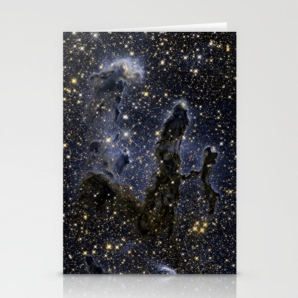 Pillars of Creation / Eagle Nebula in infrared (NASA/ESA Hubble Space Telescope) Stationery Cards