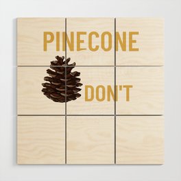 Pinecone Pine Cones Tree Wreath Wood Wall Art