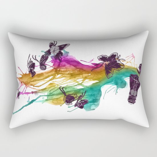 Follow the Colors Rectangular Pillow