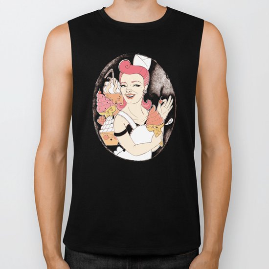 The Ice Cream's Nightmare Biker Tank