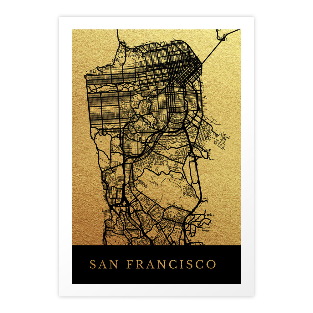 San Francisco map Poster by dairinne