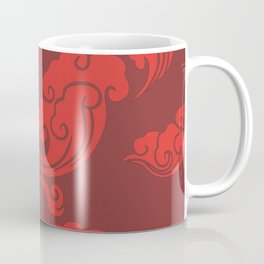 Cloud Swirls - Red Mug