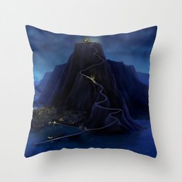 Deep in the Caribbean - Mêlée Island Throw Pillow