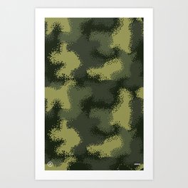MPat Camouflage Pattern Art Print