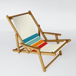 Colored Retro Stripes Sling Chair