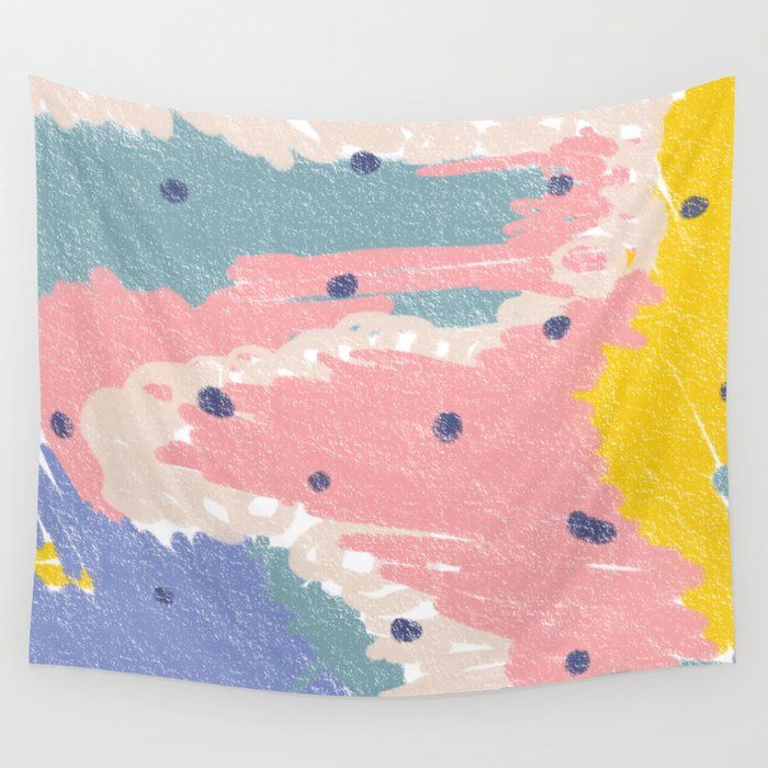 colors bubble Wall Tapestry