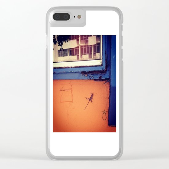 Lizard in Puerto Rico Clear iPhone Case