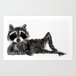 just a sexy-ass raccoon Art Print