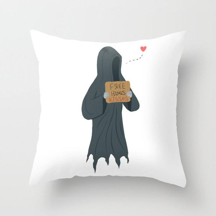 Dementor's Kiss Throw Pillow