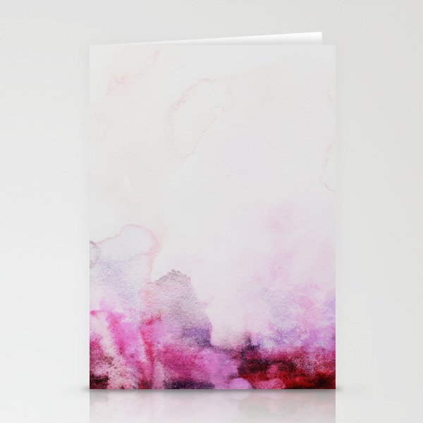 Abstract Red Stationery Cards