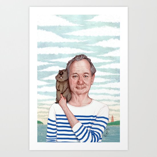 Bill Murray - Jason Raish Art Print
