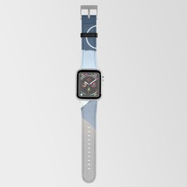 80s Arches and Circles Midnight Balance Apple Watch Band