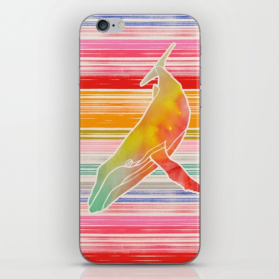 Whale Collage by Garima and Jacqueline iPhone & iPod Skin