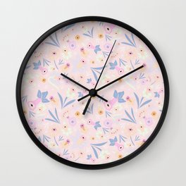 Daffy Daffodils Mindy Linda Designs Wall Clock
