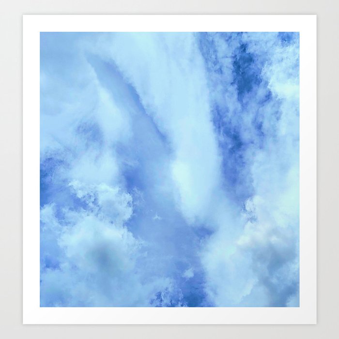 Cool clouds Art Print