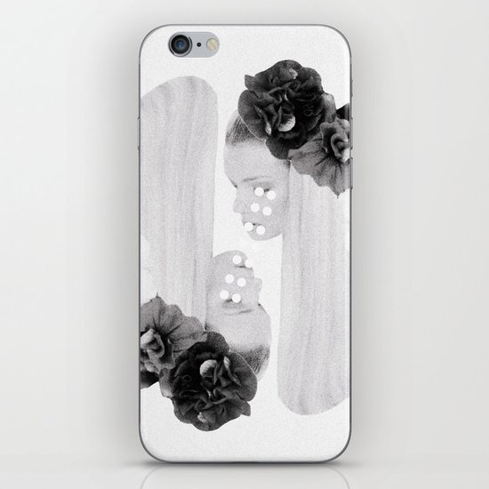 selene and eos (black and white) iPhone & iPod Skin