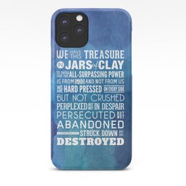 Jars of Clay. 2 Corinthians 4:7-9. iPhone Case