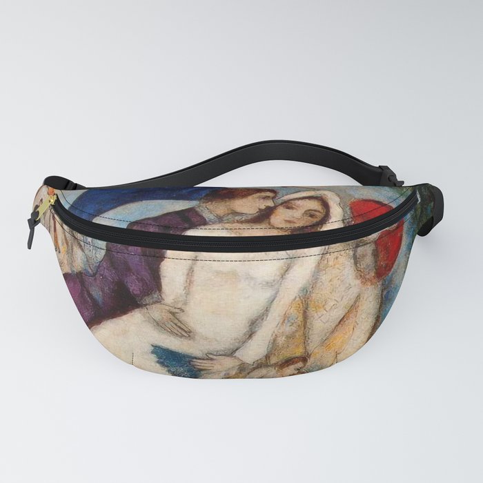 The betrothed and Eiffel Tower Marc Chagall Fanny Pack
