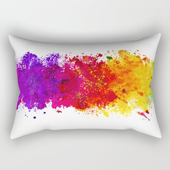 Color me blind Rectangular Pillow