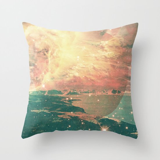 Egyptian Hip Hop Poster Illustration Throw Pillow