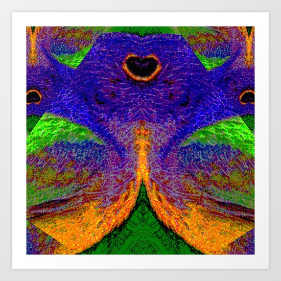 Internal Kaleidoscopic Daze- 12 Art Print