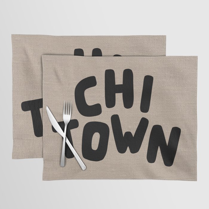 Chi Town Linen Brown Placemat