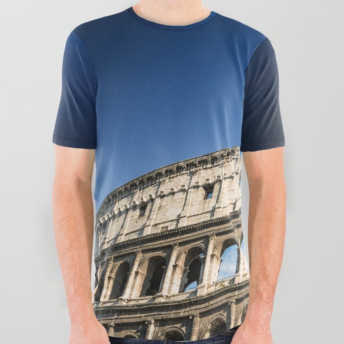 coliseum in rome All Over Graphic Tee