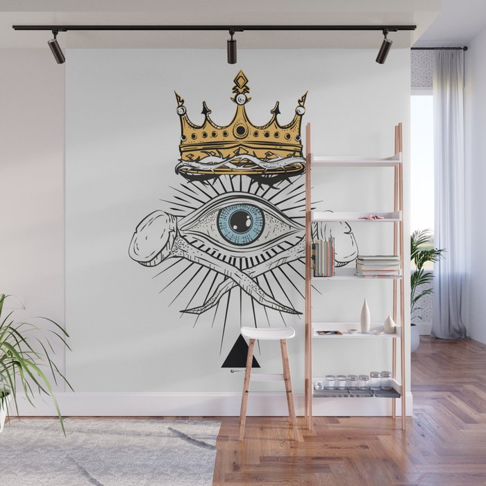 Crown_eye Wall Mural