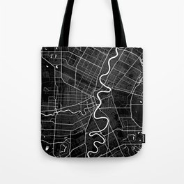 Winnipeg - Minimalist City Map Tote Bag