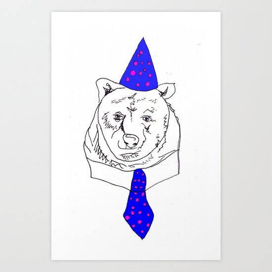 Office Party Art Print