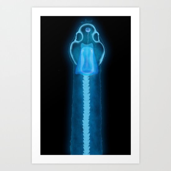 Goose_X_ray Art Print