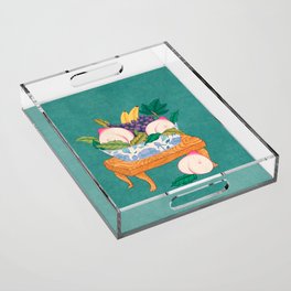 Minhwa: Fruits on the Paw Table A Type Acrylic Tray