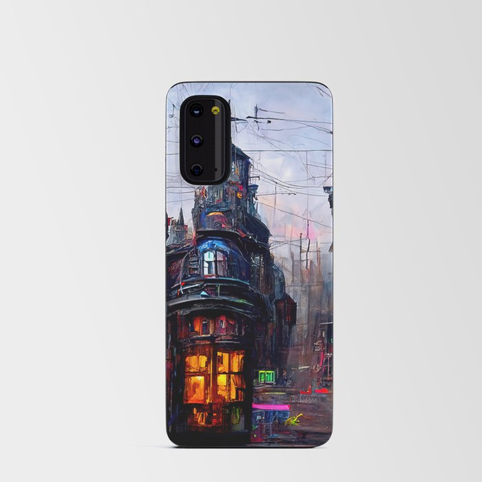 Victorian Steampunk City Android Card Case