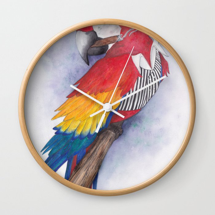 What If...?? Parrots were Gangsters! Wall Clock