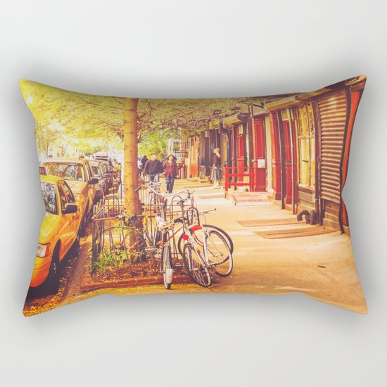 Autumn - East Village - New York City Rectangular Pillow