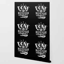 Done Is Better Than Perfect Motivational Quote Wallpaper