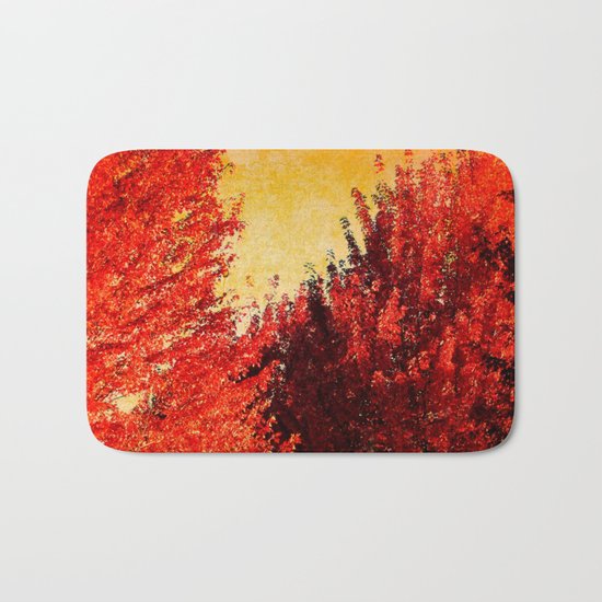 FALL IS HERE Bath Mat