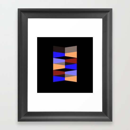 Aronde Pattern Framed Art Print