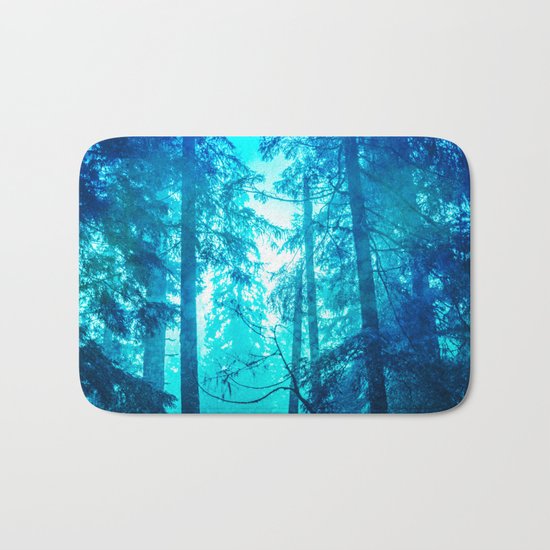 Blue Frost Woods Bath Mat